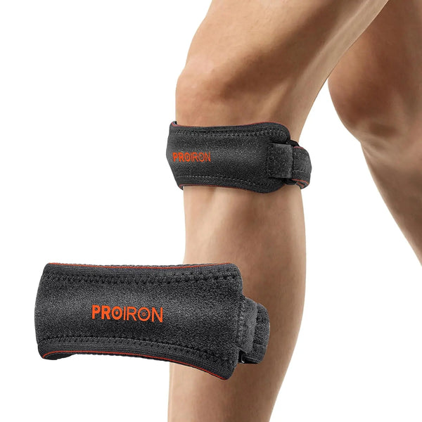 PROIRON Patella Tendon Knee Strap - 2PCS PROIRON Black