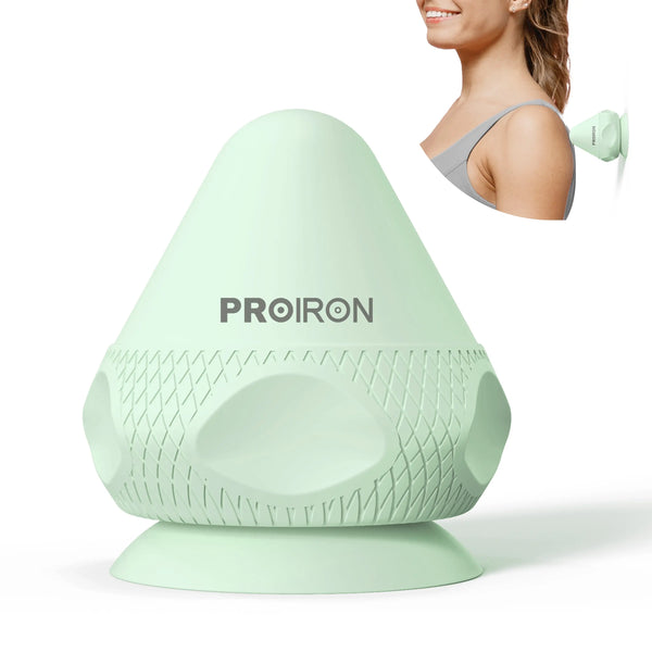 Mountable Spiky Massage Ball, Spike Ball with Suction Cup - Purple/Blue/Grey/Green PROIRON Green