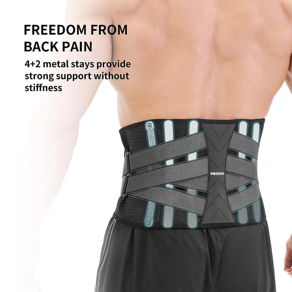 Strong Support Lower Back Belt - 3 Sizes M/L/XL PROIRON