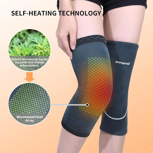 FITMIND Knee Warmer, Elastic Wool Knee Sleeve FITMIND