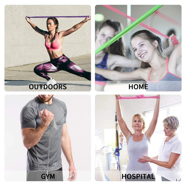 Latex-Free Resistance Bands - Set of 3 PROIRON