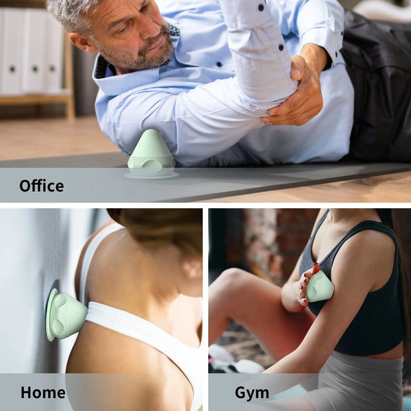 Mountable Spiky Massage Ball, Spike Ball with Suction Cup - Purple/Blue/Grey/Green PROIRON