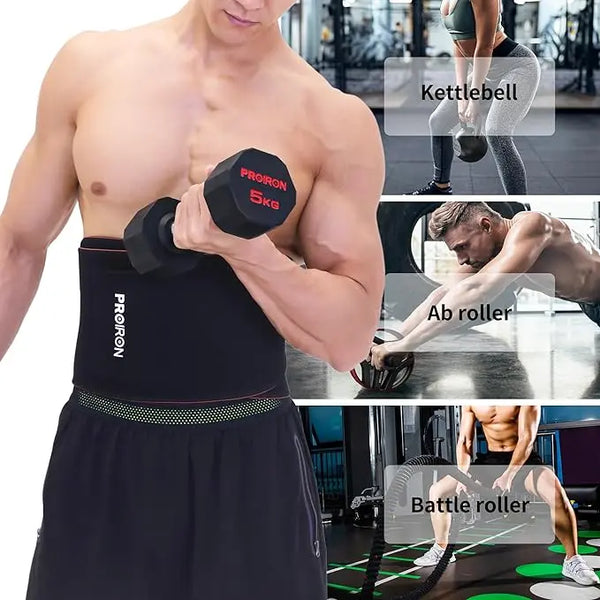 Waist Trimmers, Sauna sweat belt for Women and Men PROIRON