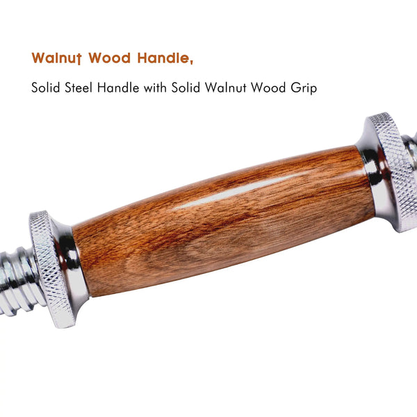 Walnut-Style Dumbbells set - 20kg Adjustable Weights set PROIRON