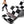 Load image into Gallery viewer, Fashion Resistance Bands - Black & White Trellis Design PROIRON Heavy-x-1