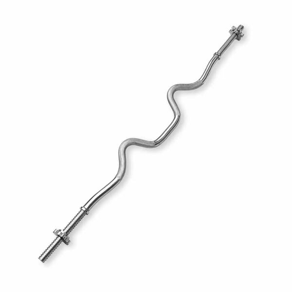 PROIRON 47" Curl Bar - Standard Super SZ Curl Bar with Spinlock Collars-Curl Bar-PROIRON