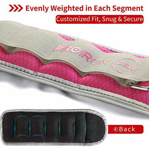 PROIRON Ankle Weights Wrist Leg Weights for Women Men 0.5kg-2kg-Weight Accessories-PROIRON
