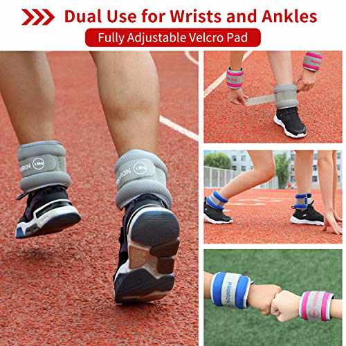 PROIRON Ankle Weights Wrist Leg Weights for Women Men 0.5kg-2kg-Weight Accessories-PROIRON