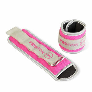 PROIRON Ankle Weights Wrist Leg Weights for Women Men 0.5kg-2kg-Weight Accessories-Pink 2 × 0.5kg-gb-PROIRON
