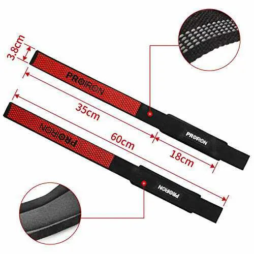 PROIRON Anti Slip Lifting Straps-Exercise Bands-PROIRON