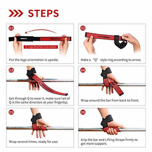 PROIRON Anti Slip Lifting Straps-Exercise Bands-PROIRON