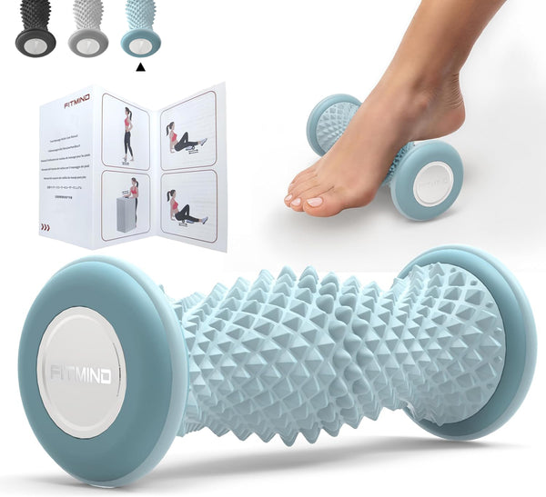 FITMIND Foot Roller Massager for Plantar Fasciitis, Arch and Heel Pain Relief