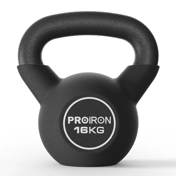 Kettlebell- Cast Iron Core with Neoprene Coated - 4/6/8/10/12/16KG PROIRON 16kg