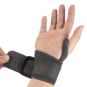 Wrist Support Elastic Straps - Grey/Black - Single/Double PROIRON Grey-Single