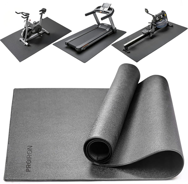 PROIRON Exercise Equipment Mat, Anti-Slip, Reduce Noise, Protect Floor, Heavy-Duty