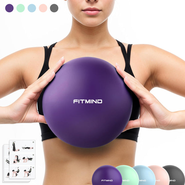 FITMIND Pilates Ball, 10in Core Ball for Physical Therapy, Ab Release and Core Workouts