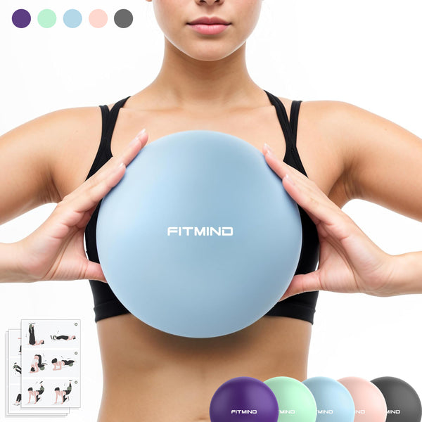 FITMIND Pilates Ball, 10in Core Ball for Physical Therapy, Ab Release and Core Workouts