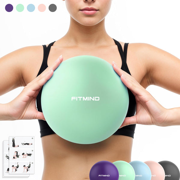 FITMIND Pilates Ball, 10in Core Ball for Physical Therapy, Ab Release and Core Workouts