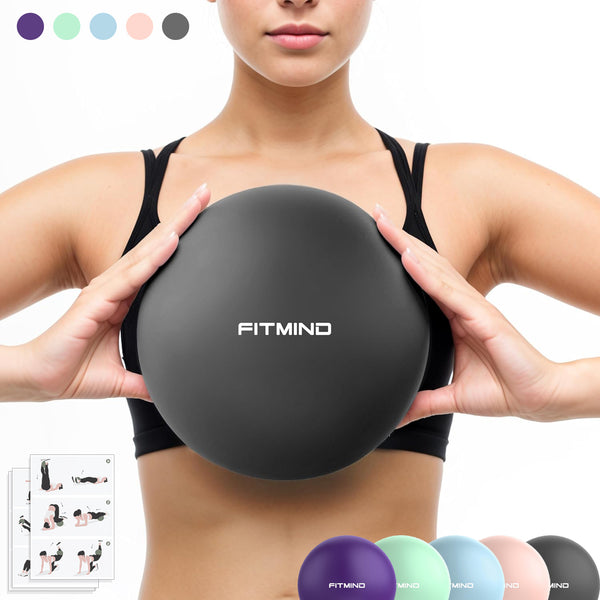 FITMIND Pilates Ball, 10in Core Ball for Physical Therapy, Ab Release and Core Workouts