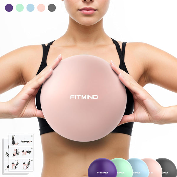 FITMIND Pilates Ball, 10in Core Ball for Physical Therapy, Ab Release and Core Workouts
