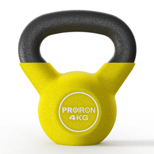Kettlebell- Cast Iron Core with Neoprene Coated - 4/6/8/10/12/16KG PROIRON 4kg
