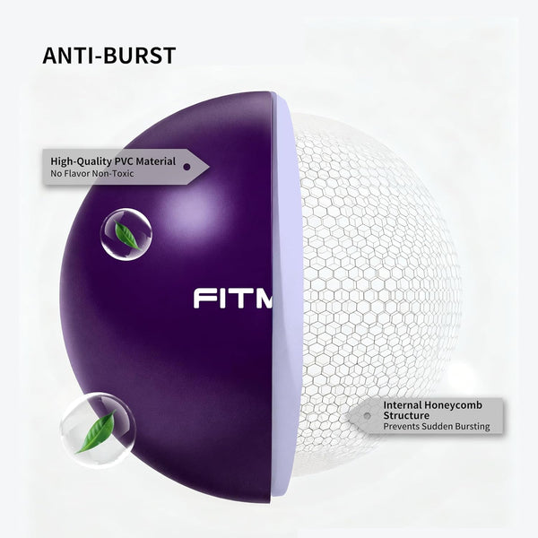 FITMIND Pilates Ball, 10in Core Ball for Physical Therapy, Ab Release and Core Workouts