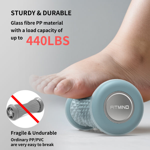 FITMIND Foot Roller Massager for Plantar Fasciitis, Arch and Heel Pain Relief