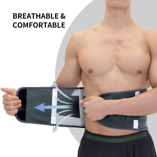 Breathable Lower Back Support Belt - 3 Sizes, M/L/XL PROIRON