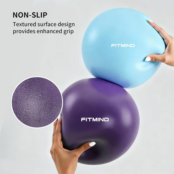 FITMIND Pilates Ball, 10in Core Ball for Physical Therapy, Ab Release and Core Workouts