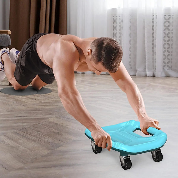 Ab Roller, 360° wheels rotation roller for Abs Workout + 2 knee mats