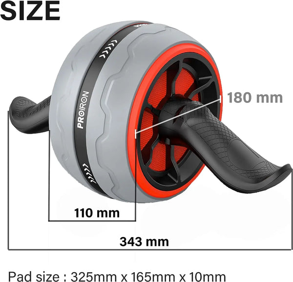 PROIRON Rebound Abdominal Wheel, Ab Roller + Knee mat