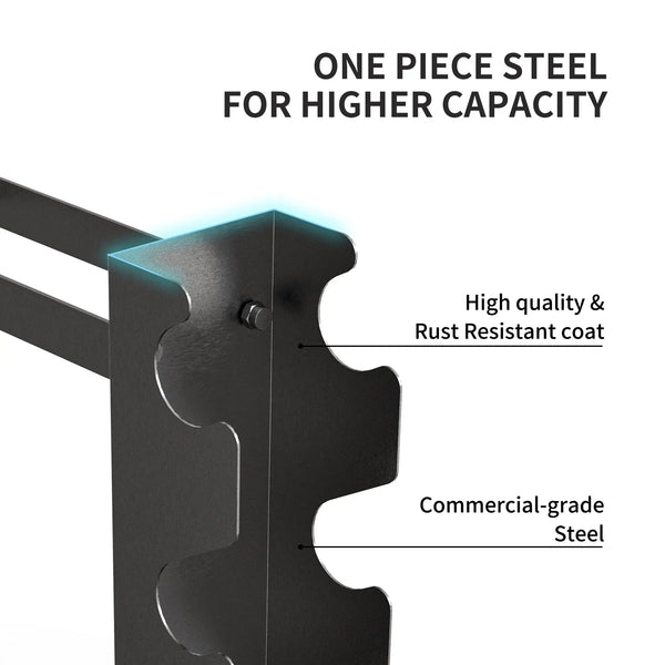 Multi-layer Weight Rack for Dumbbells and Kettlebells - Max 200kg