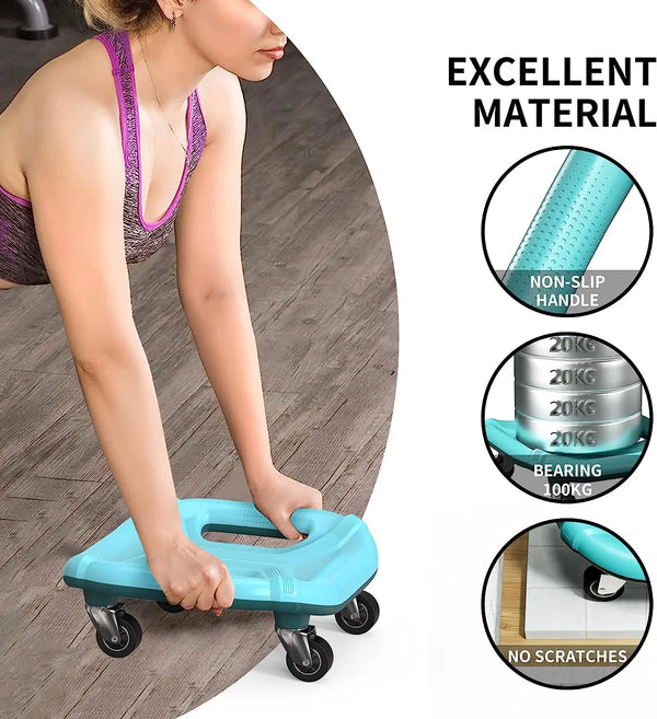 PROIRON Ab Roller, 360° wheels rotation roller for Abs Workout + 2 knee mats
