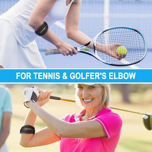 Tennis Elbow Support Strap - Single/Double Pack PROIRON