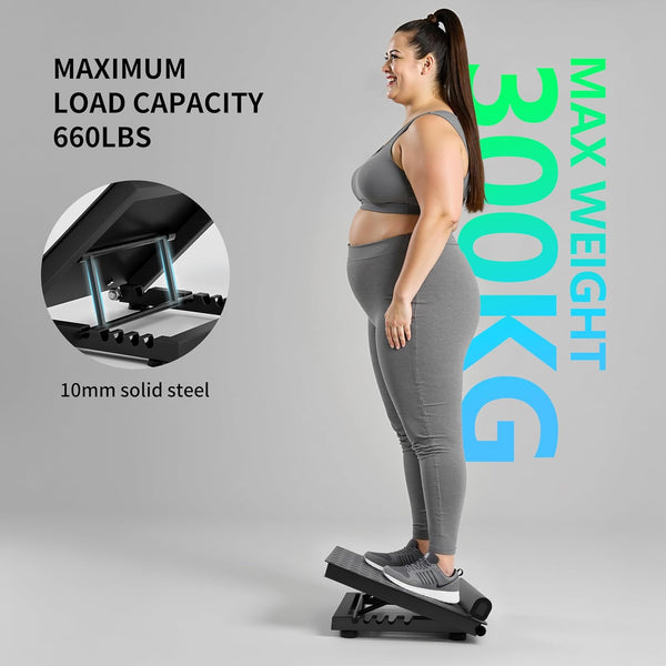 PROIRON Full Steel Slant Board, 5 Adjust Angles, 660lbs Load Bearing, for Calf Stretching and Squats, No Installation