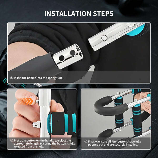 PROIRON Twister Arm Trainer, U-Shape Multi-Purpose Design, 3 Adjustable Levels, Full Body Exercise