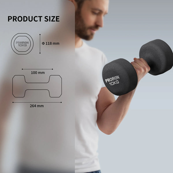 Neoprene Dumbbell - Eco friendly coating