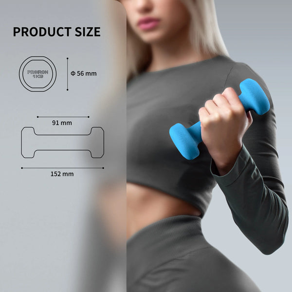 Neoprene Dumbbell - Eco friendly coating