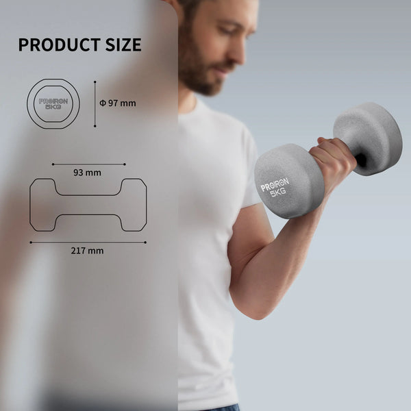 Neoprene Dumbbell - Eco friendly coating