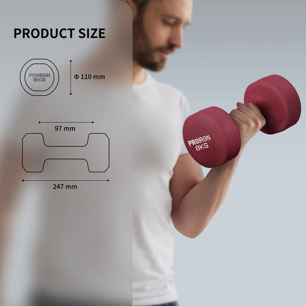 Neoprene Dumbbell - Eco friendly coating