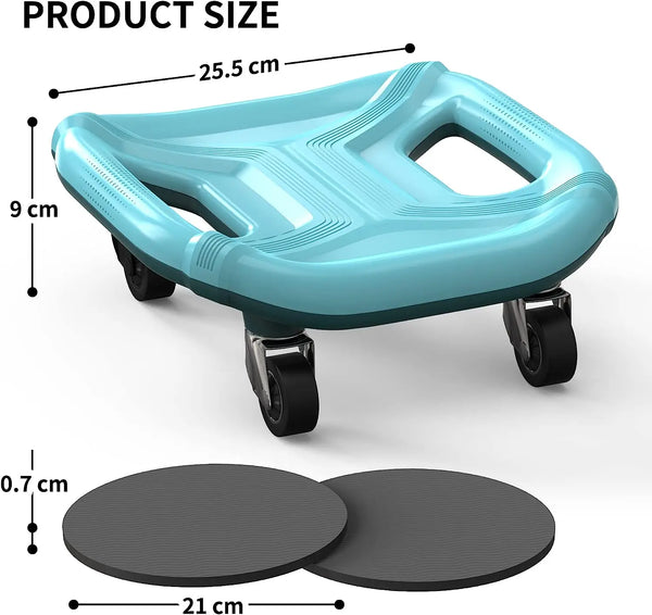 PROIRON Ab Roller, 360° wheels rotation roller for Abs Workout + 2 knee ...
