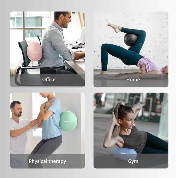 FITMIND Pilates Ball, 10in Core Ball for Physical Therapy, Ab Release and Core Workouts