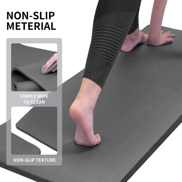 Non-Slip Pilates Foam Mat (15mm Thick)