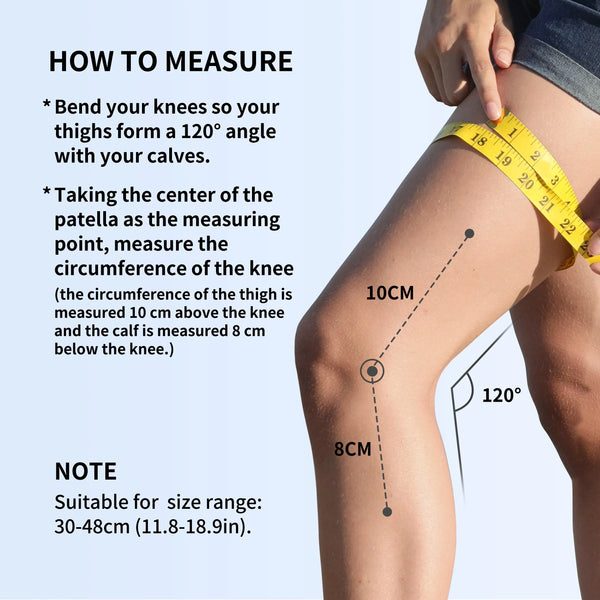 Knee Support with Side Stabilizers - Single