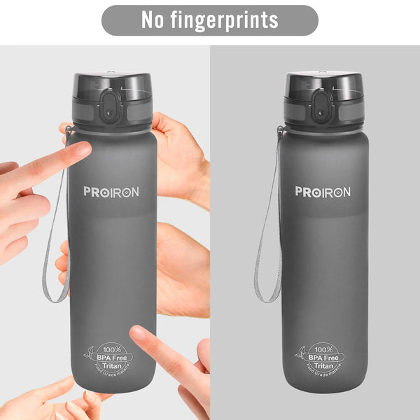 BPA-Free Sports Water Bottle with Filter and Protein Shaker Ball - 500/1000ml