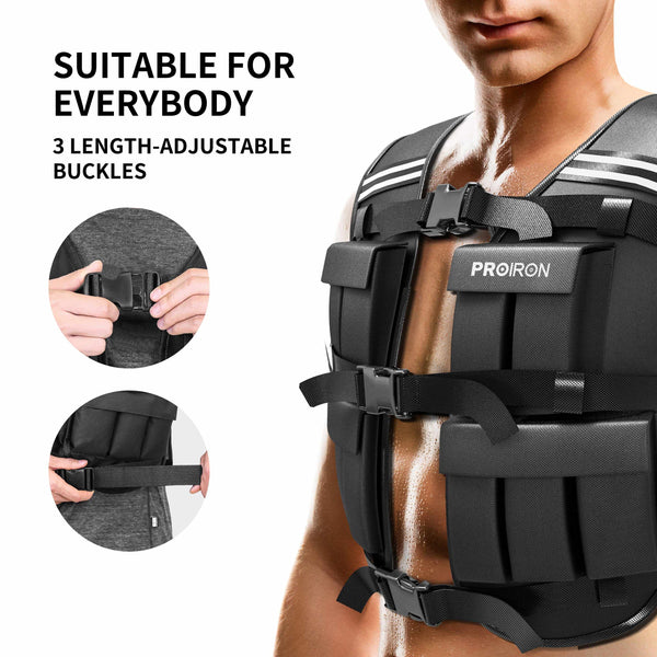 PROIRON Adjustable Weighted Vest-10kg-Weight Accessories-PROIRON