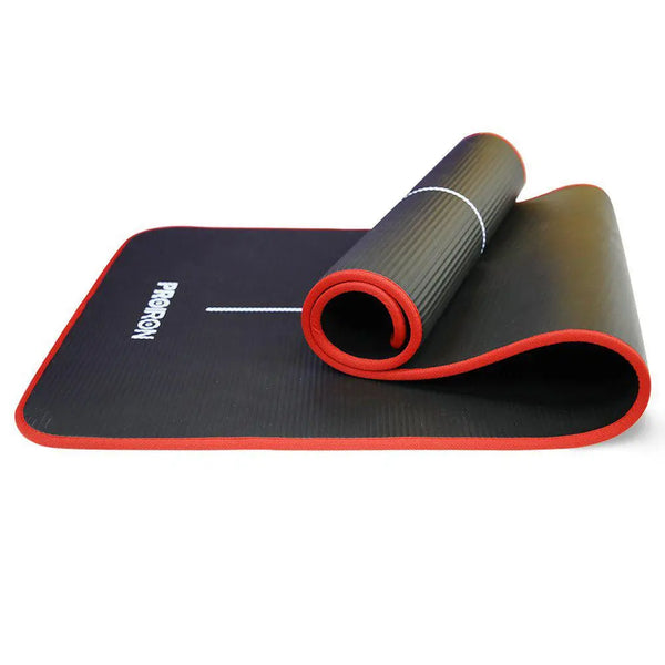 PROIRON Edge-Protection Yoga Mat (10mm Thick)-Yoga Mat-Black-gb-PROIRON