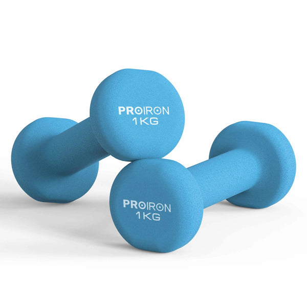 PROIRON Neoprene Dumbbell-Dumbbell-Light blue-2 x 1KG-gb-PROIRON