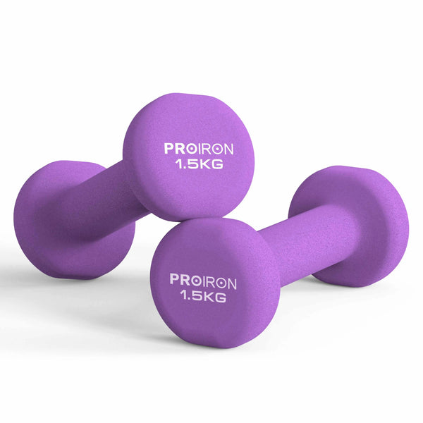 PROIRON Neoprene Dumbbell-Dumbbell-Purple-2 x 1.5KG-gb-PROIRON