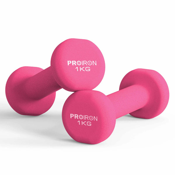 PROIRON Neoprene Dumbbell-Dumbbell-Pink-2 x 1KG-gb-PROIRON